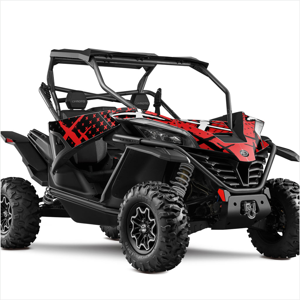 X design stickers for CFMOTO ZFORCE SPORT (2)