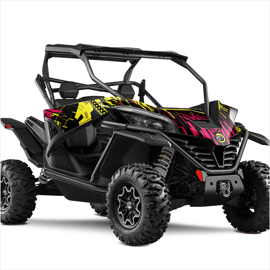 Cfmoto Zforce sport printed wrap graphics