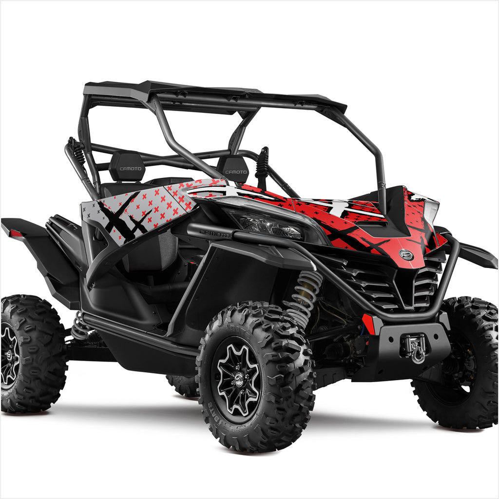 X design stickers for CFMOTO ZFORCE SPORT (7)