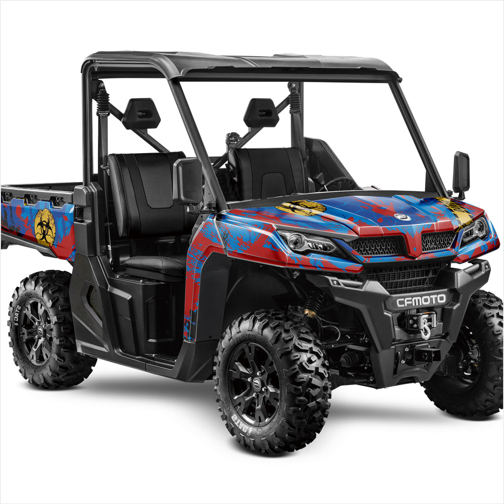 APOCALYPSE design stickers for CFMOTO UFORCE 1000 (2)