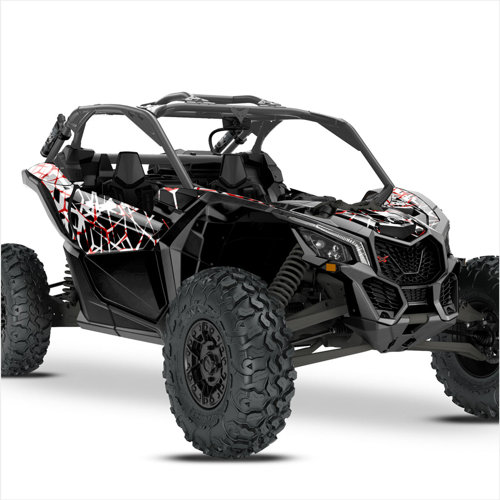 QUAKE design stickers for Can-Am Maverick X3 (5)