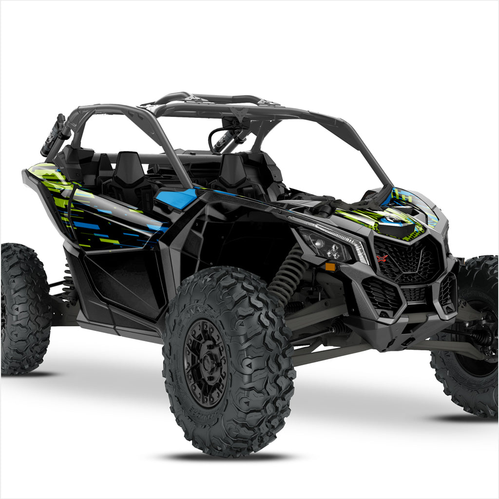 CYBER design stickers for Can-Am Maverick X3 (10)