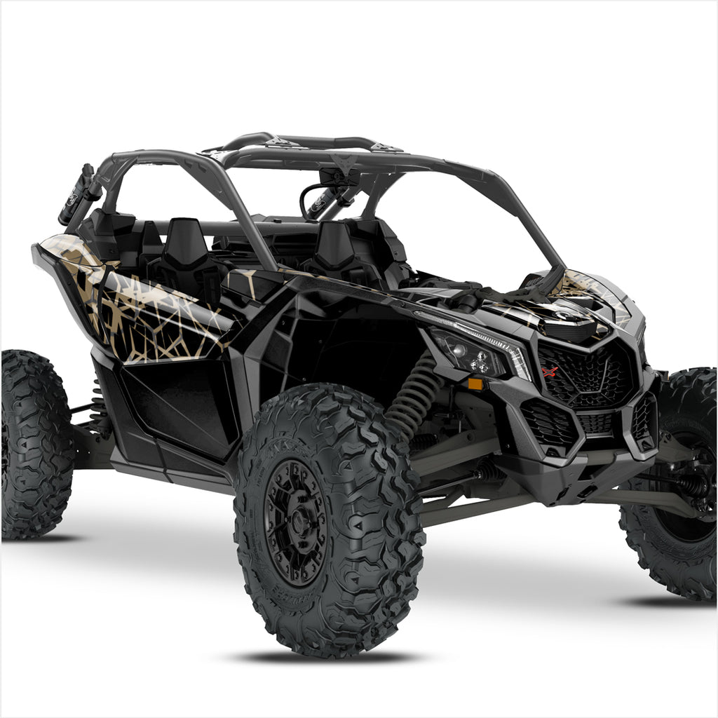 QUAKE design stickers for Can-Am Maverick X3 (2)