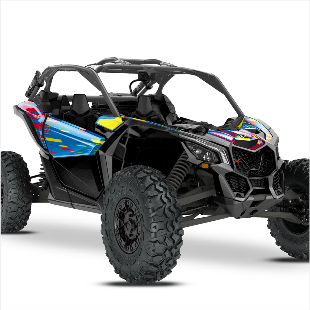 CYBER design stickers for Can-Am Maverick X3 (8)