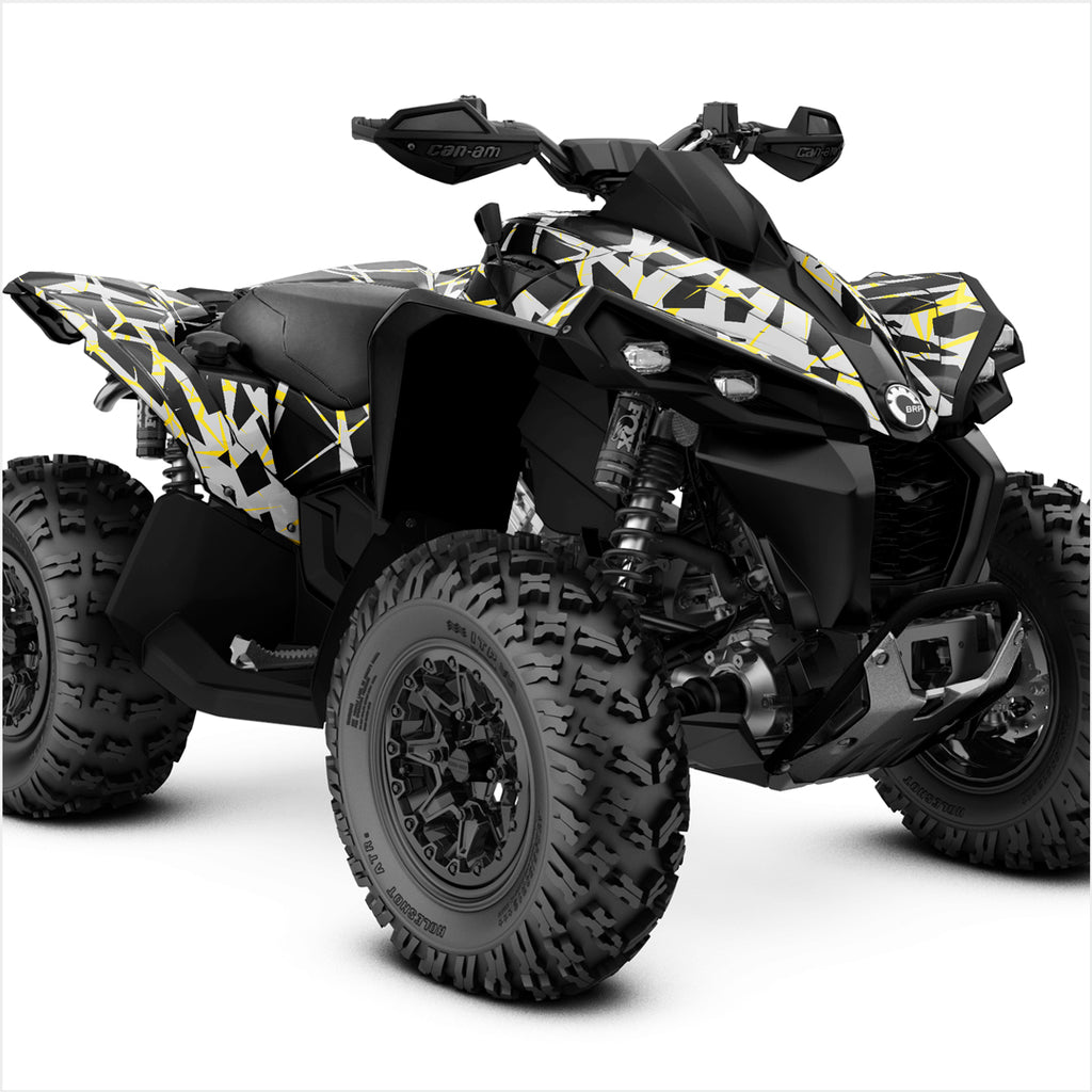 QUAKE design stickers for Can-Am Renegade XXC/XMR (1)