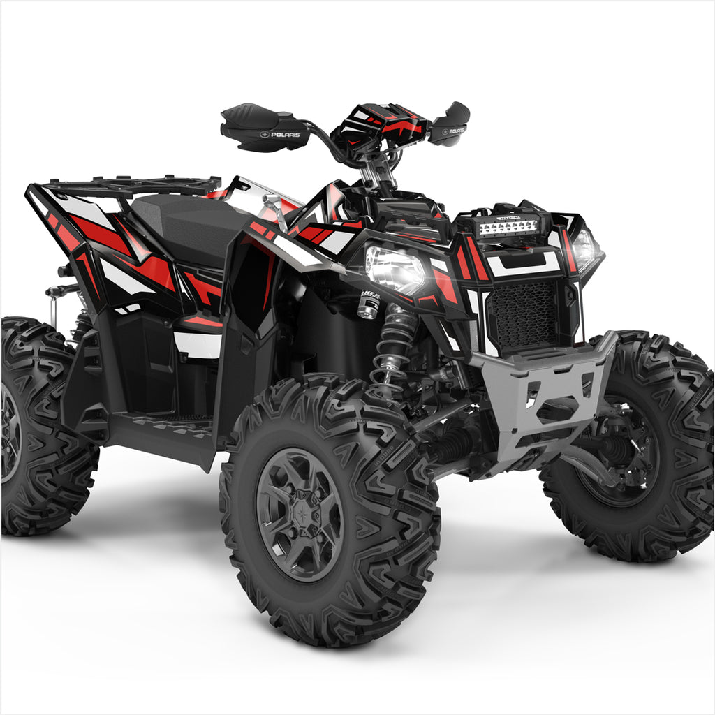 Autocollants design RACE SPIRIT pour POLARIS SCRAMBLER