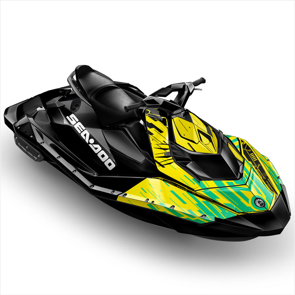 Autocollants design RACE SPIRIT pour Sea-Doo Spark