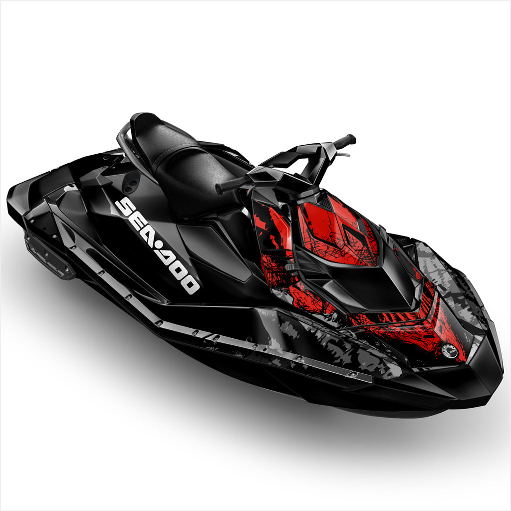 Autocollants design RACE SPIRIT pour Sea-Doo Spark