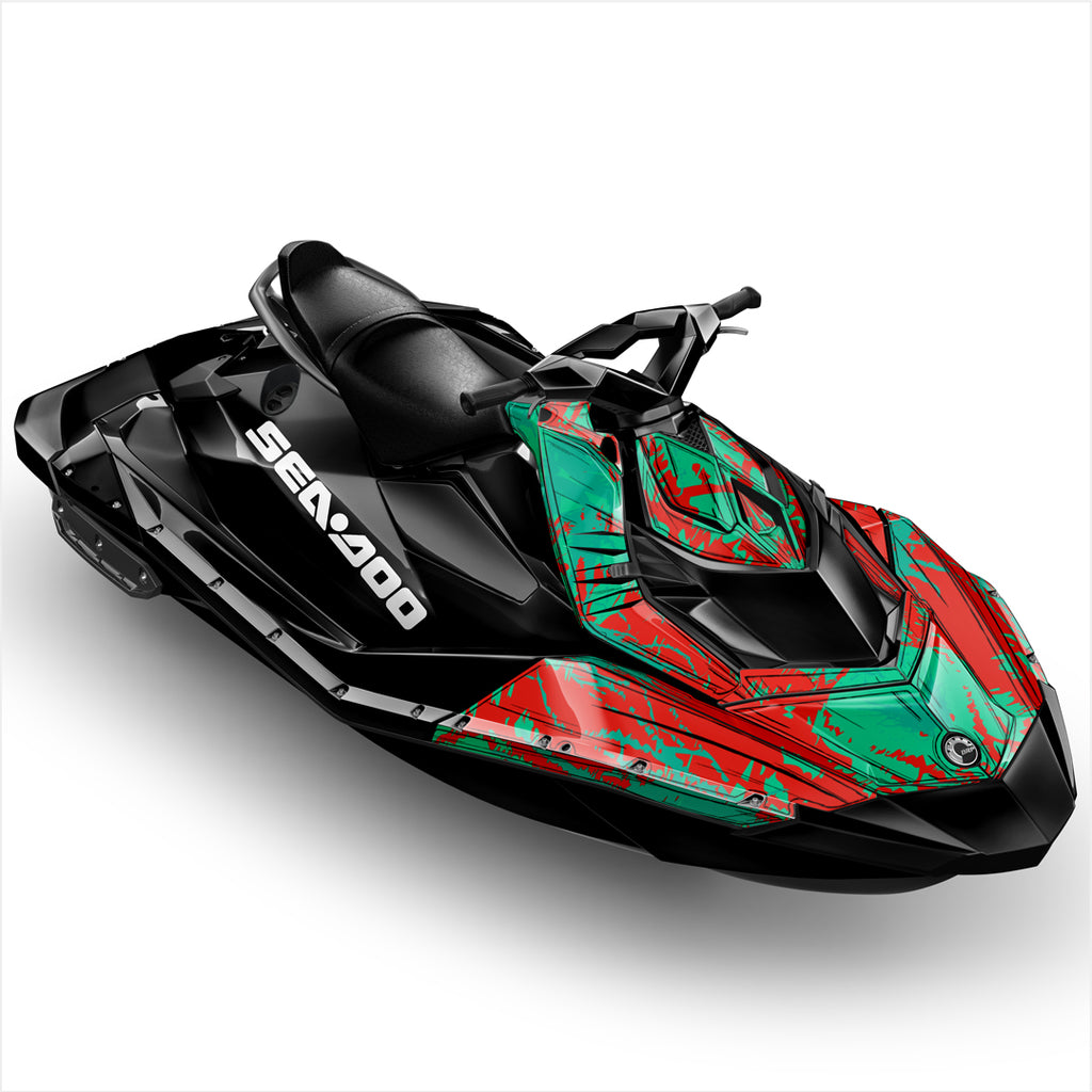 Autocollants design RACE SPIRIT pour Sea-Doo Spark