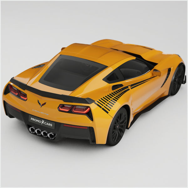 STROBE STRIPES stickers for CORVETTE C7