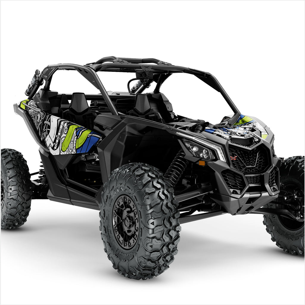 decals wrap sticker can am MAverick-x3