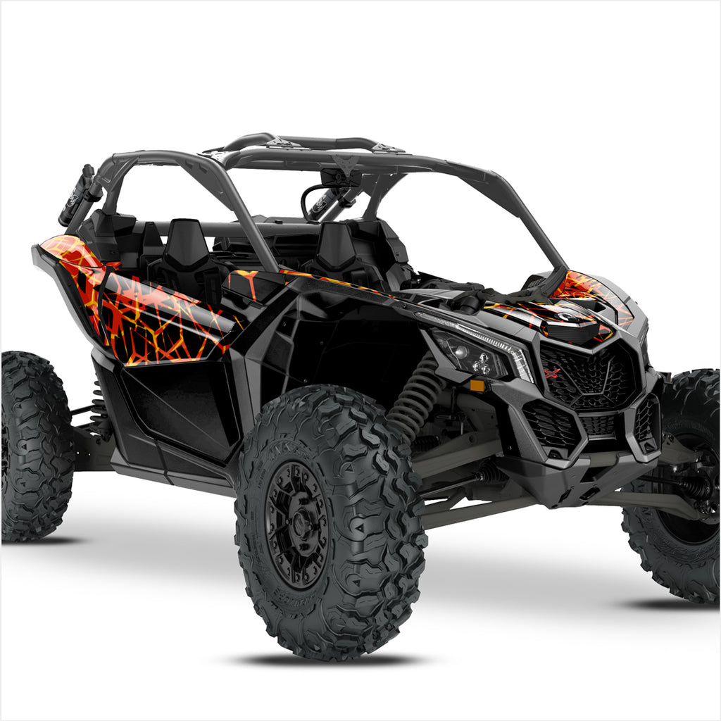 QUAKE design stickers for Can-Am Maverick X3 (9)