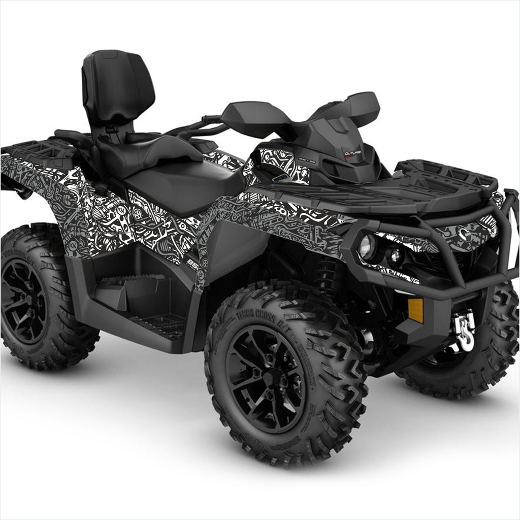 TRACKER-Designaufkleber für Can-Am Outlander