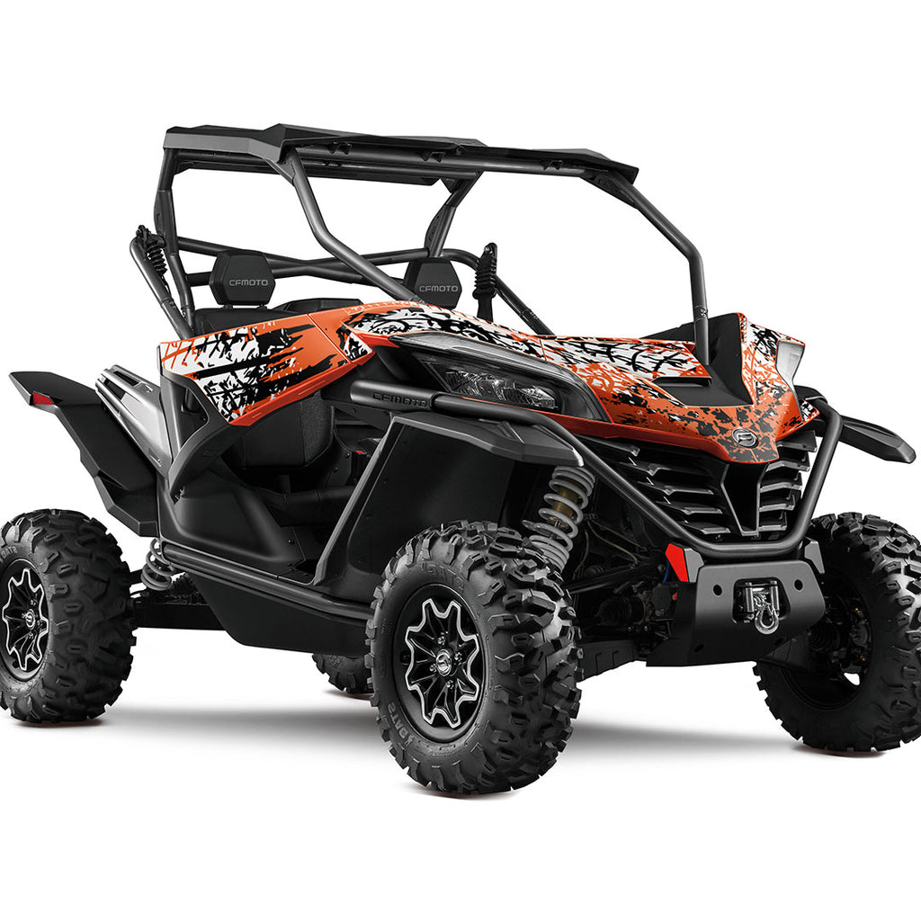 CFmoto Zforce sidebyside wrap decals