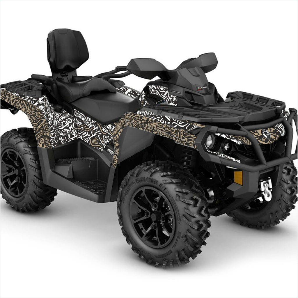TRACKER-Designaufkleber für Can-Am Outlander