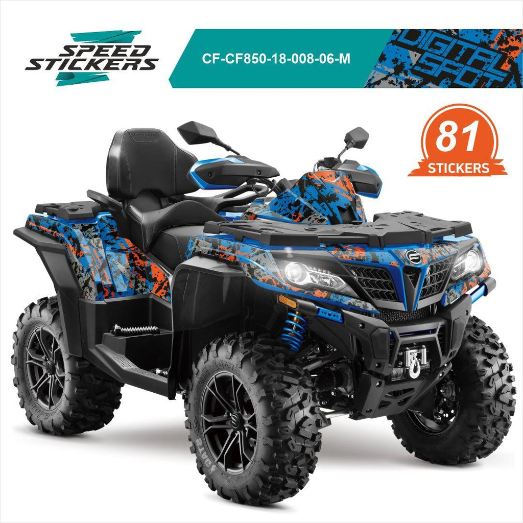 Autocollants design DIGITAL SPOT pour CFMOTO CFORCE