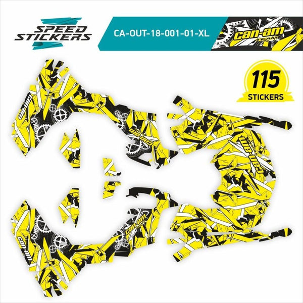 Can Am outlander XMR graphics yellow