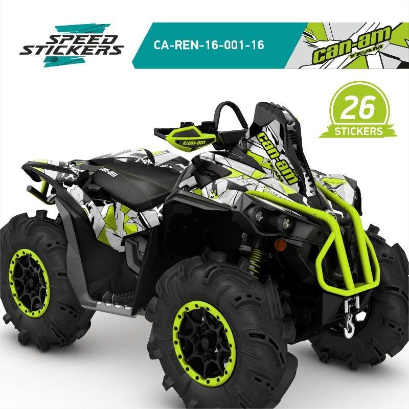 Autocollants au design GÉOMÉTRIQUE pour Can-Am Renegade X MR