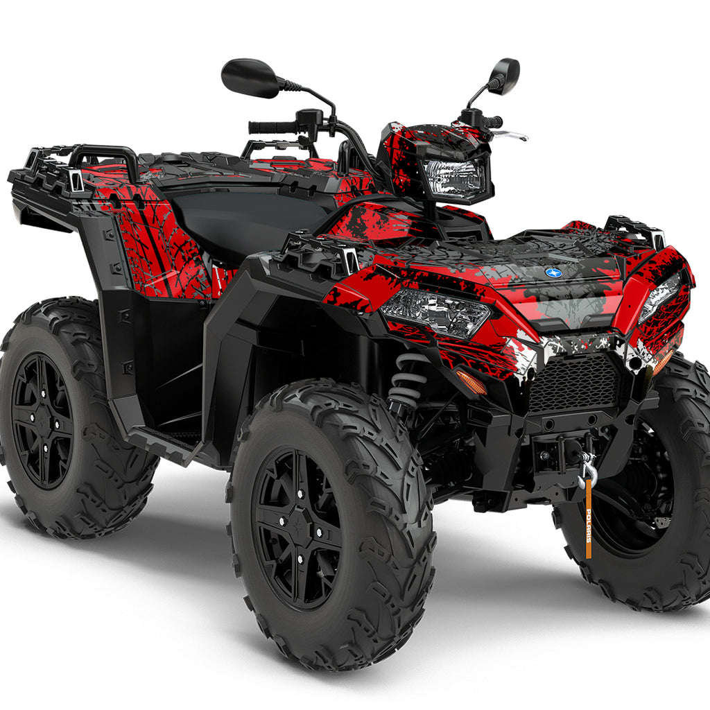 Autocollants design RACE SPIRIT pour POLARIS SCRAMBLER