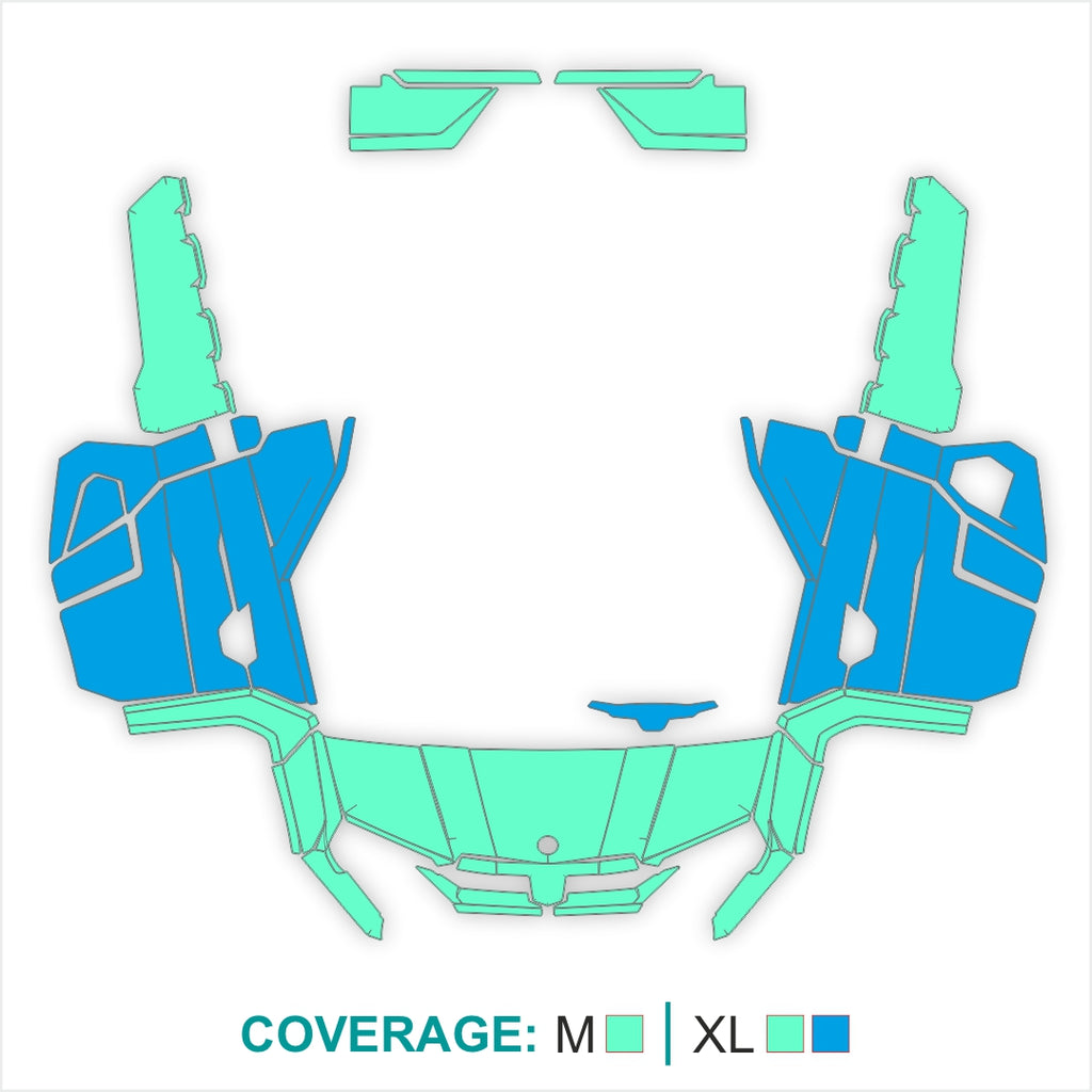 Template CFMOTO UFORCE 1000 stickers