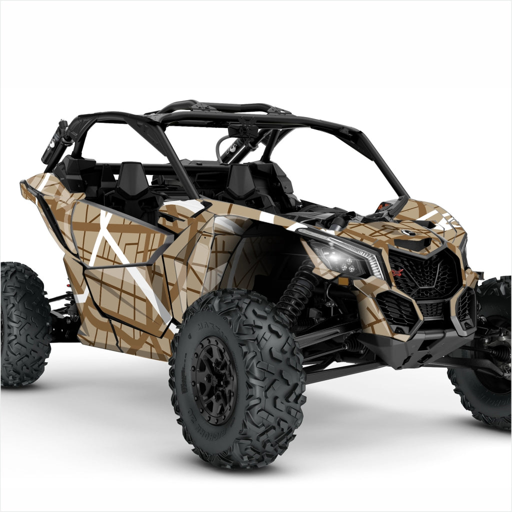 Can Am Desert grey wrap decal kit 2022