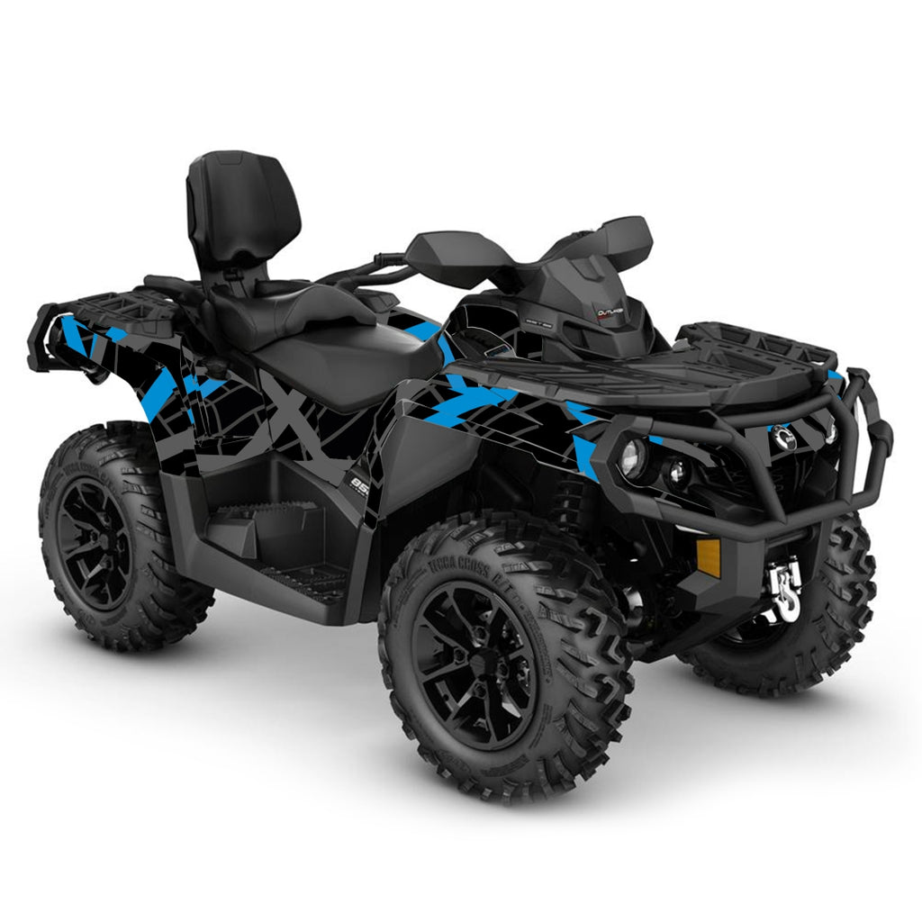 Autocollants de conception TRACKER pour Can-Am Outlander