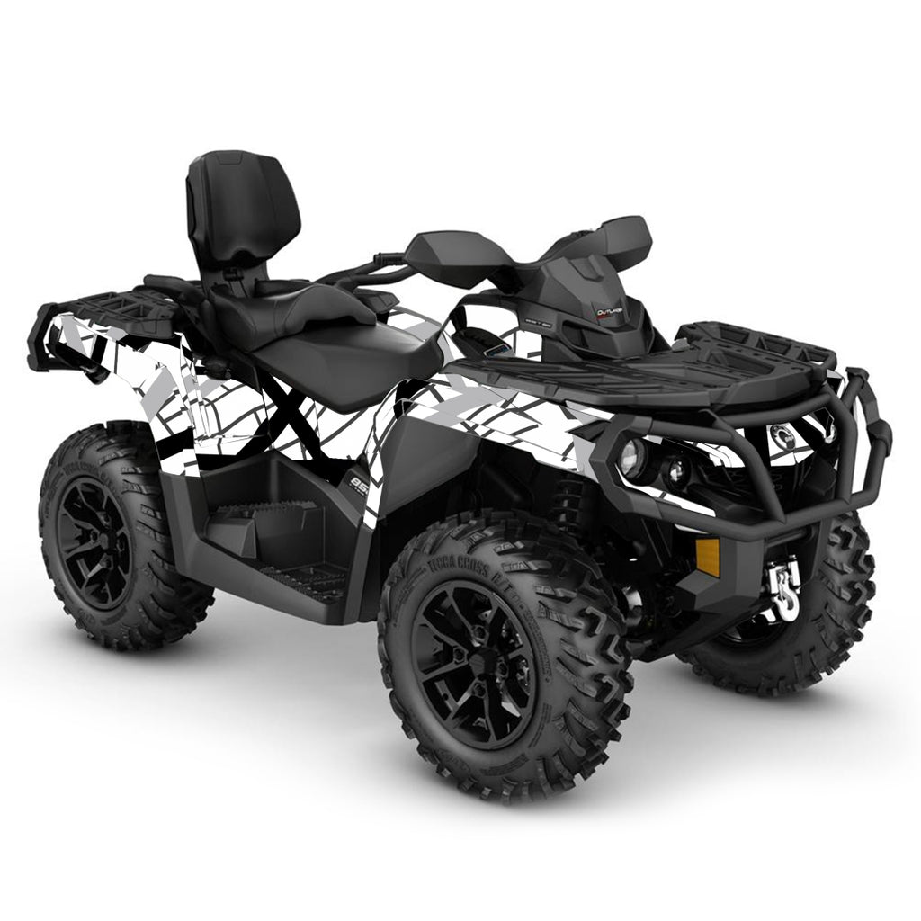 Autocollants de conception TRACKER pour Can-Am Outlander