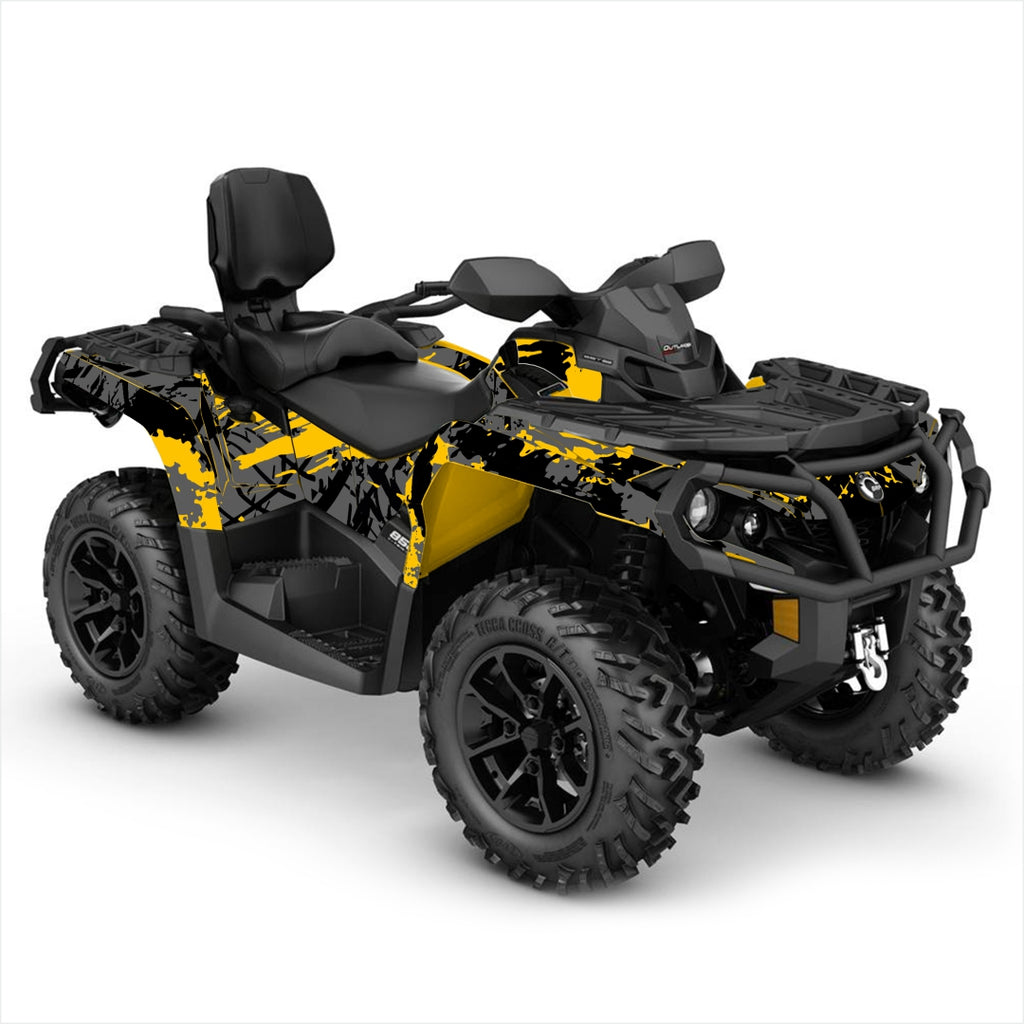Autocollants de conception TRACKER pour Can-Am Outlander