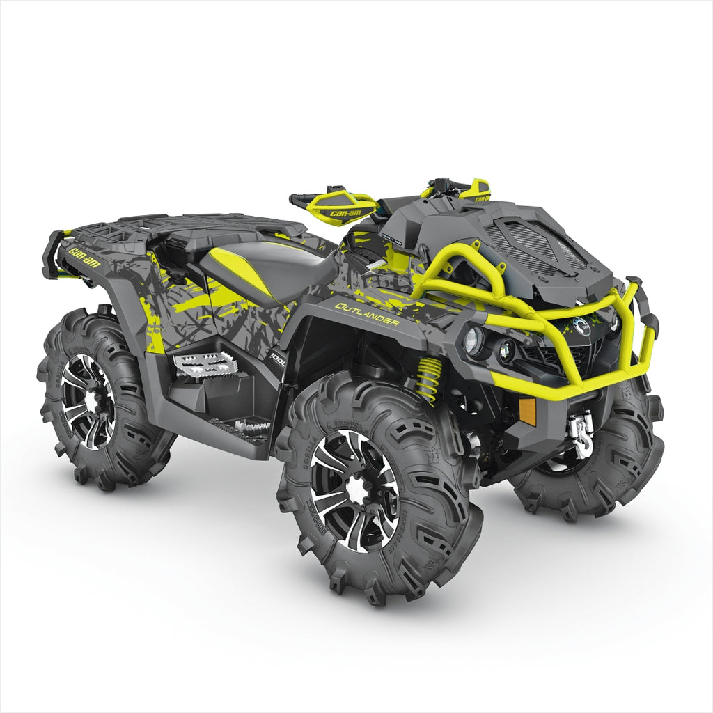 Autocollants design TRACKER pour Can-Am Outlander X MR
