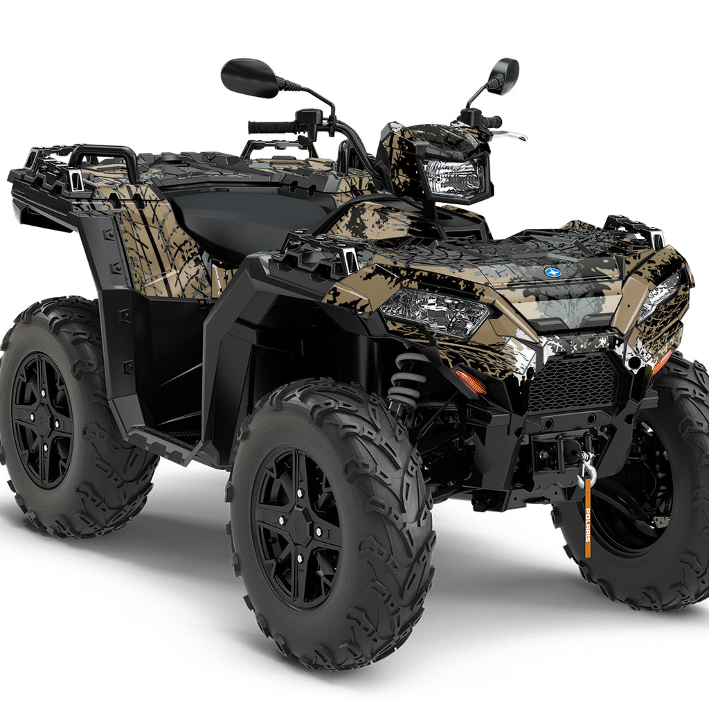 Autocollants design RACE SPIRIT pour POLARIS SCRAMBLER