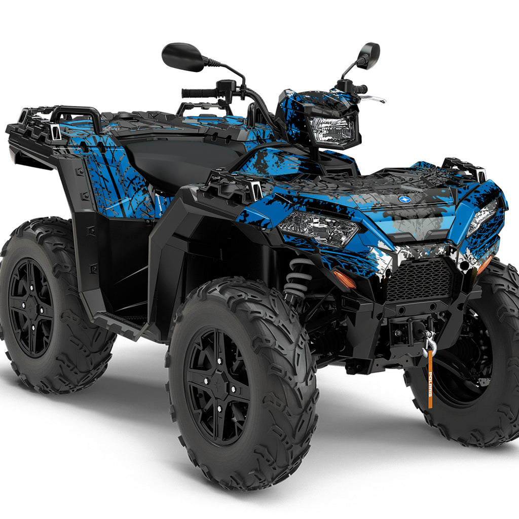 Autocollants design RACE SPIRIT pour POLARIS SCRAMBLER