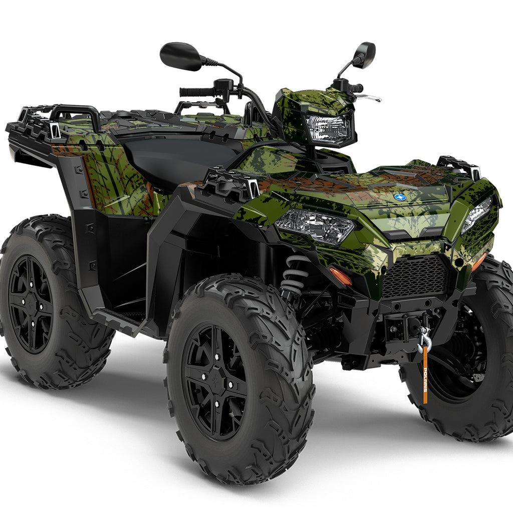 Autocollants design RACE SPIRIT pour POLARIS SCRAMBLER