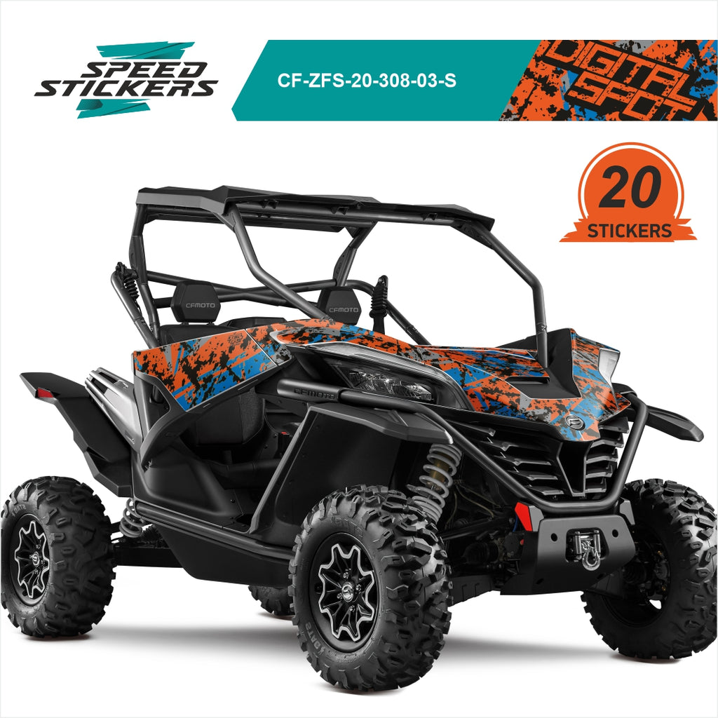 ZFORCE SPORT stickers orange