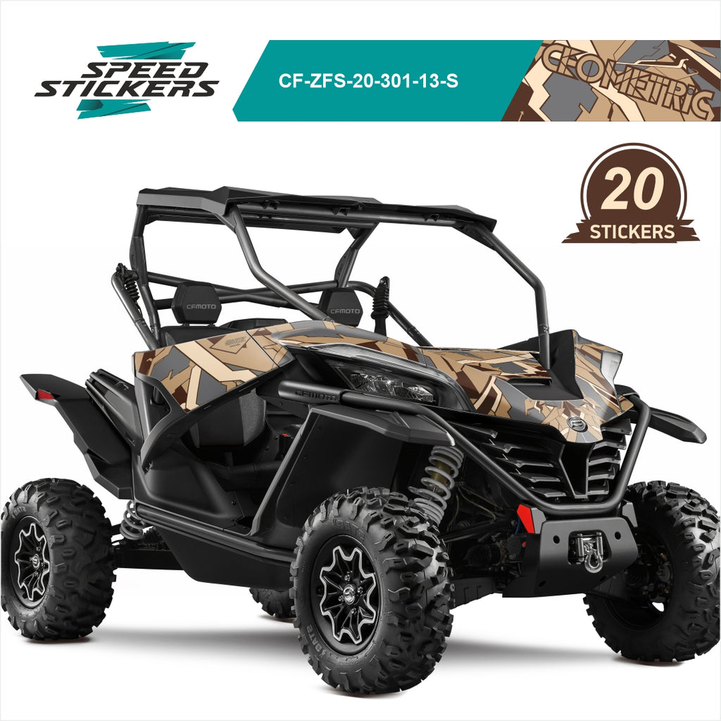 cfmoto zforce sport graphics kit camo