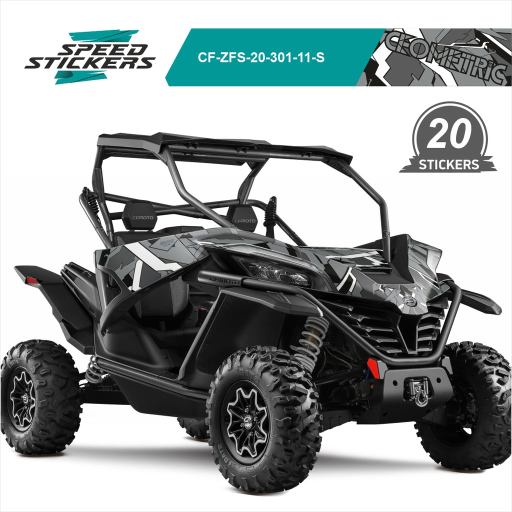 geometric design stickers for cfmoto zforce sport
