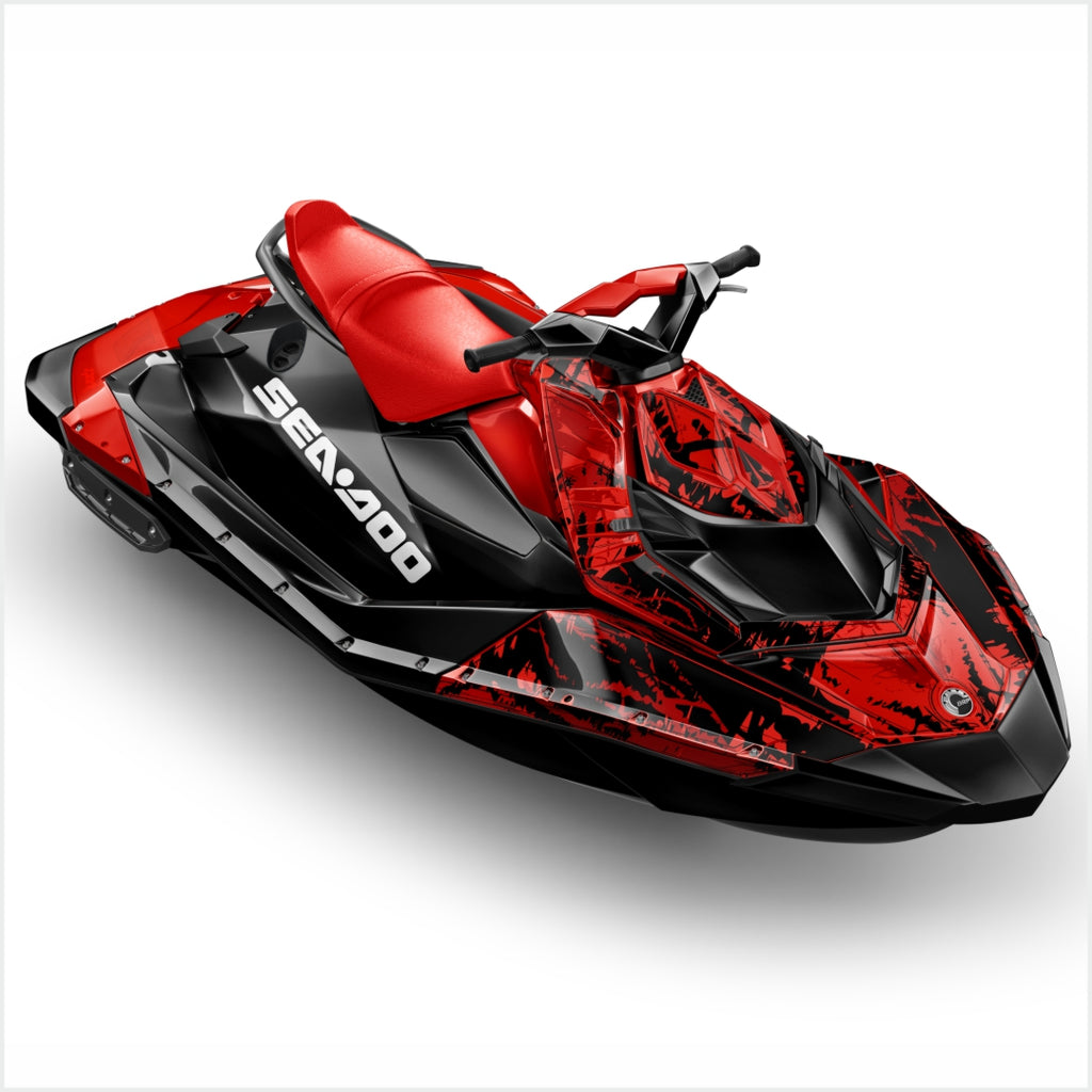 Autocollants design RACE SPIRIT pour Sea-Doo Spark